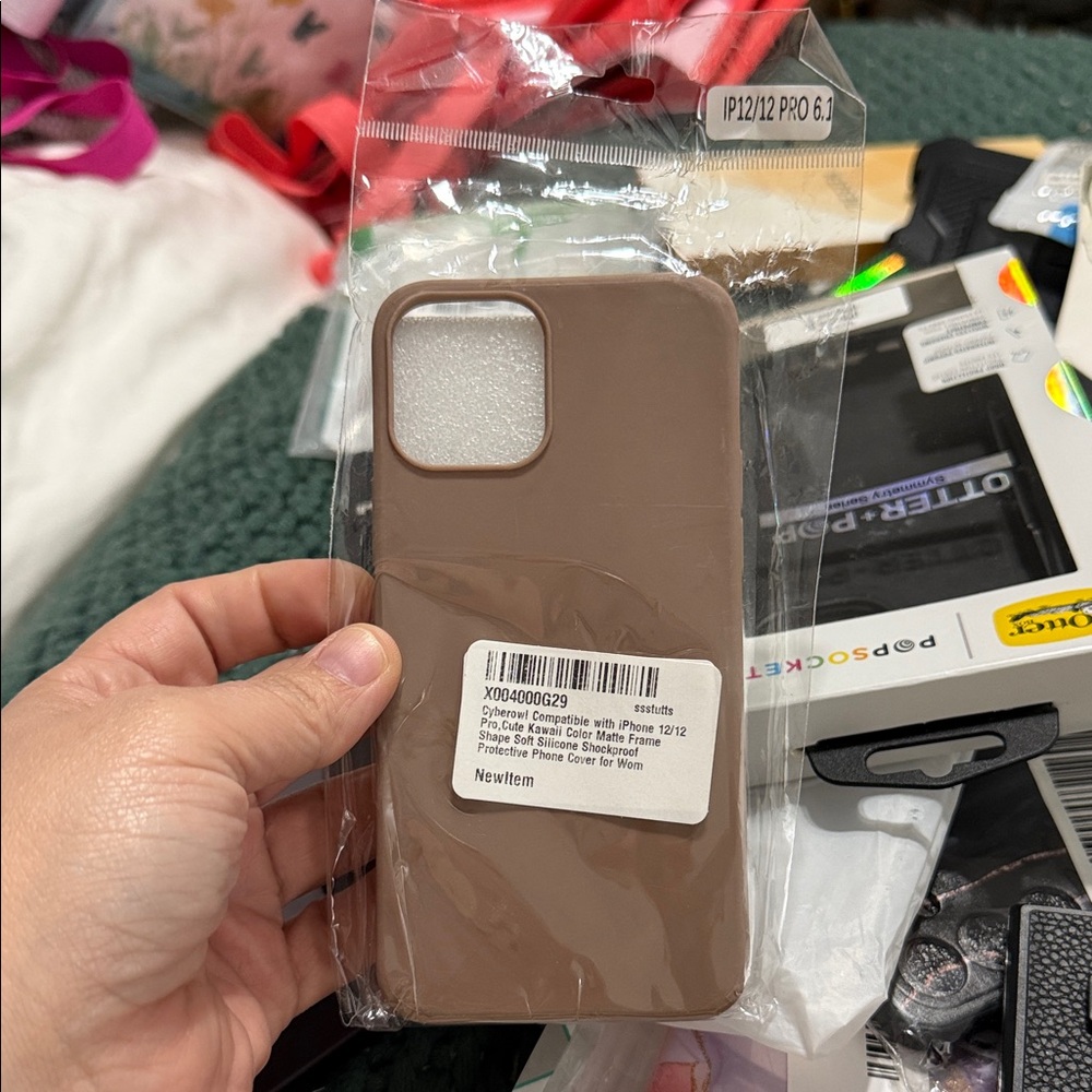 Apple iPhone 12/12 Pro Tan Case